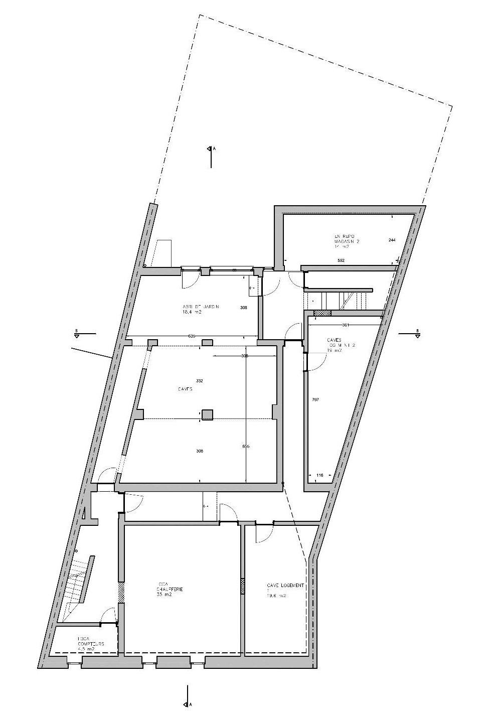 Poste — dessin du projet