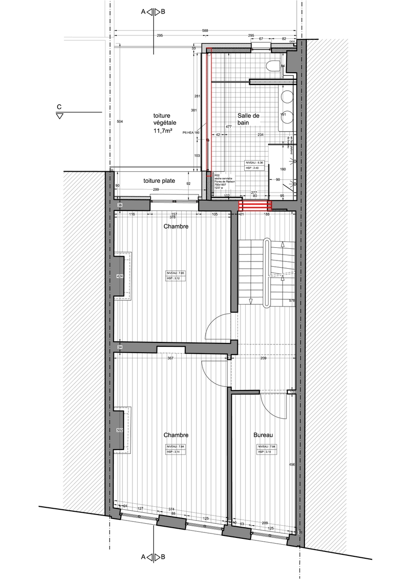 Collège — dessin du projet